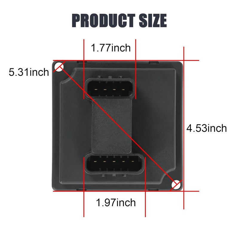 RALBDX Headlight Lamp Module Actuator Control Relay Compatible with 1997-2004 Chevy Corvette C5 Control Module Replace # 16523917 16505400 16505538 - Image 4